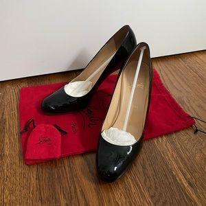 Christian Louboutin 85mm black simple pump